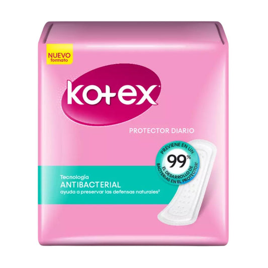 Kotex Protector Diario Antibacterial 40 unidades