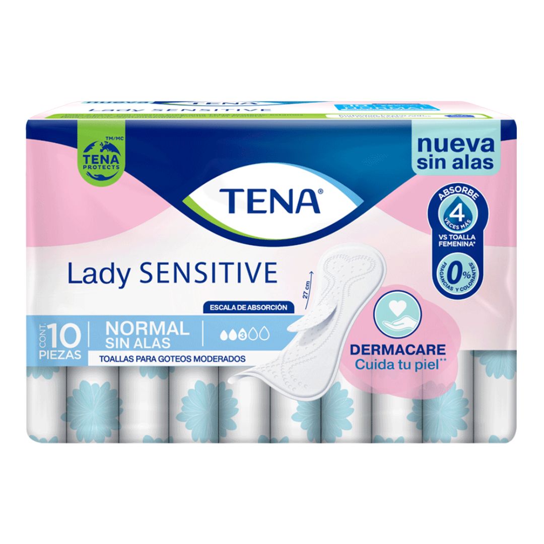 Tena Toalla Higiénica Lady Sensitive 10 unidades