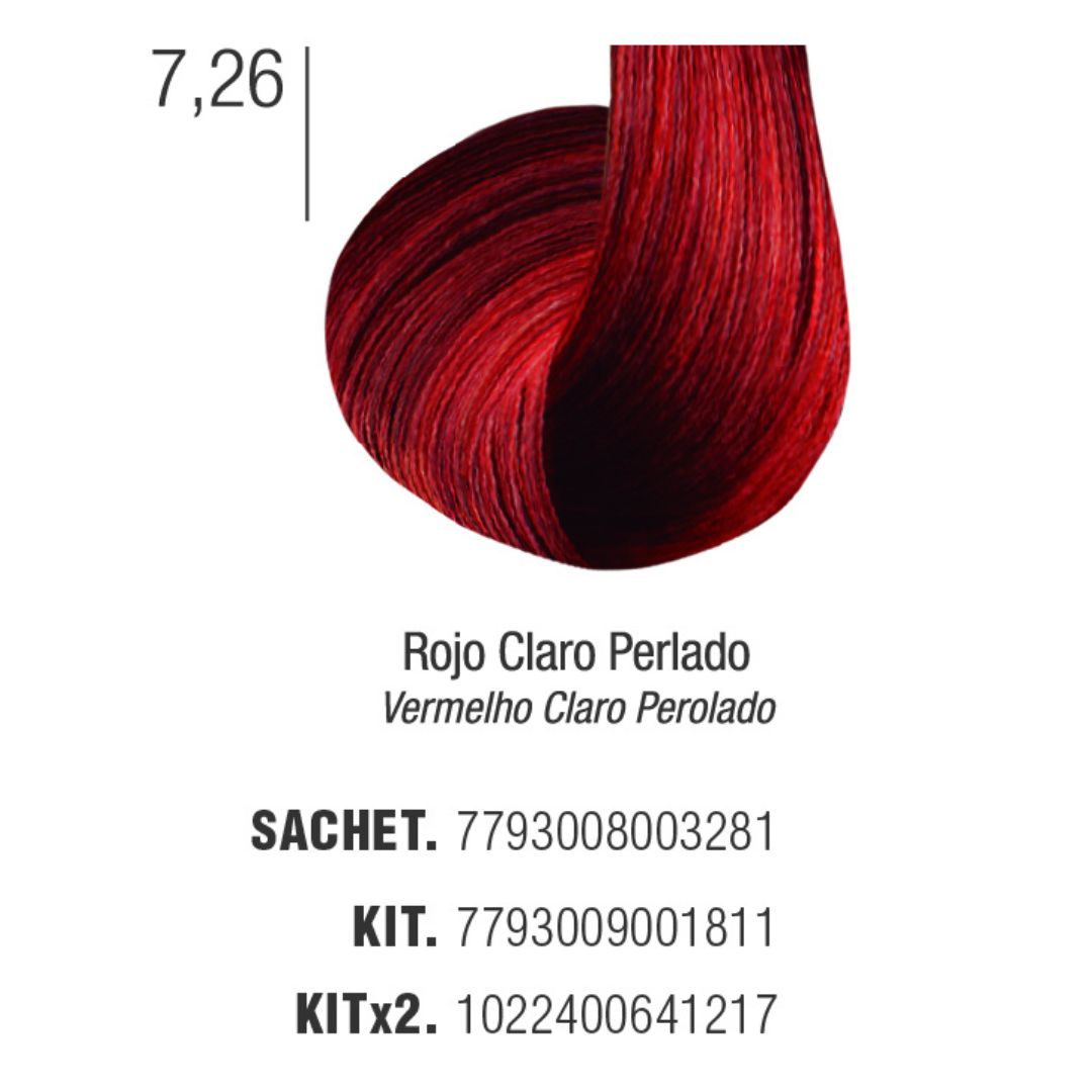 Issue Tintura 7.26 Rojo Claro Perlado
