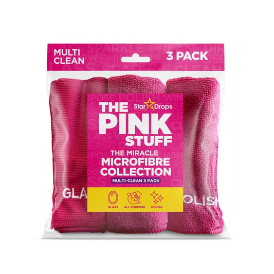 The Pink Stuff paño de Microfibra 3 Und