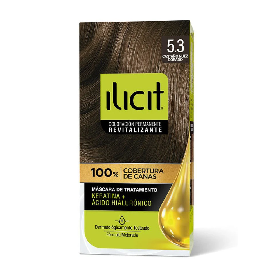 Ilicit Tintura 5.3 Castaño Nuez Dorado