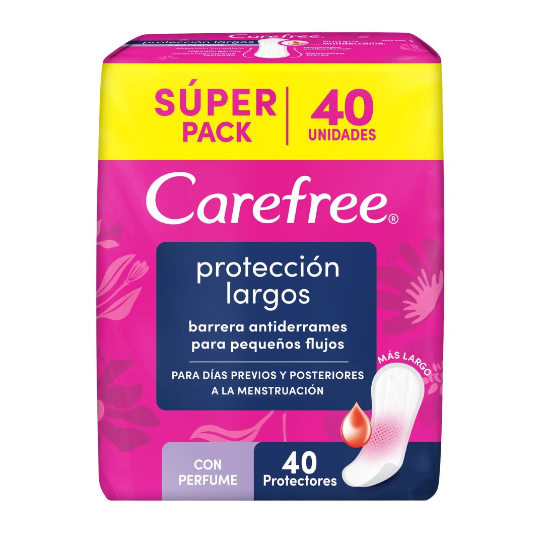 Carefree Protector Diario Largo 40 unidades