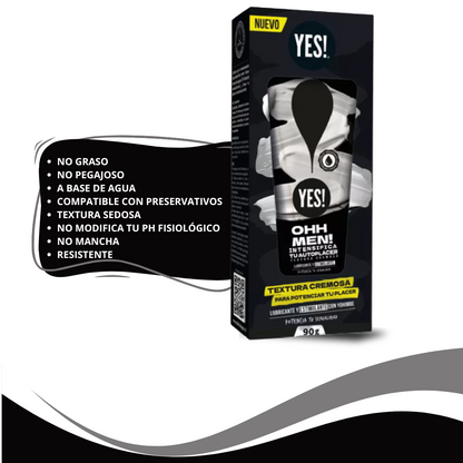 Lubricante Personal Yes Textura Cremosa 90 Gr