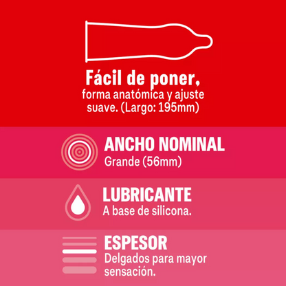 Condones DUREX Sensitivo Delgado x12 Und