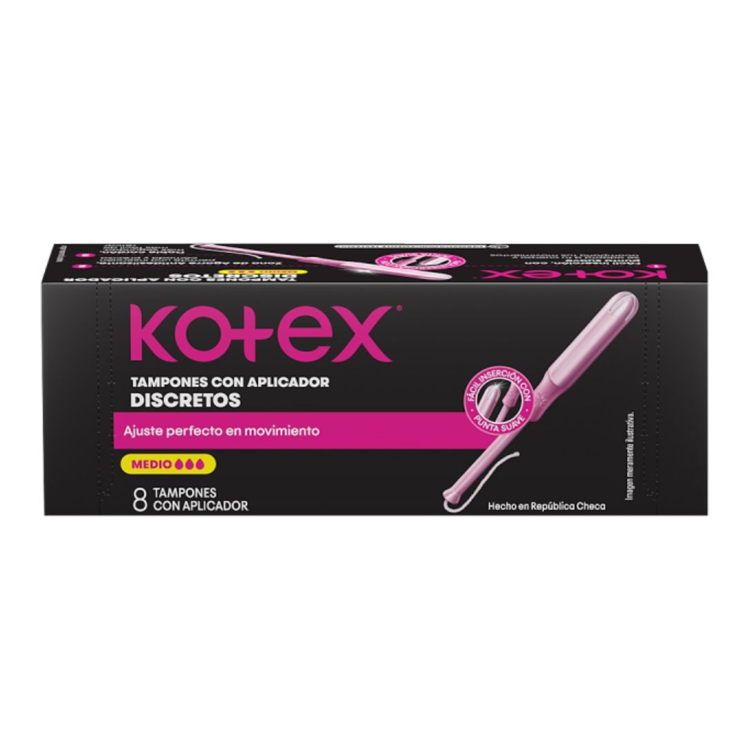 Kotex Tampón Medio 8 unidades