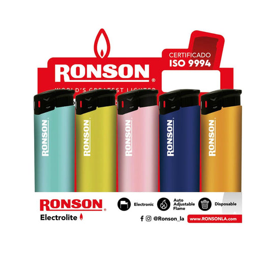 Ronson Encendedor Eléctrico Pack x 15 unidades