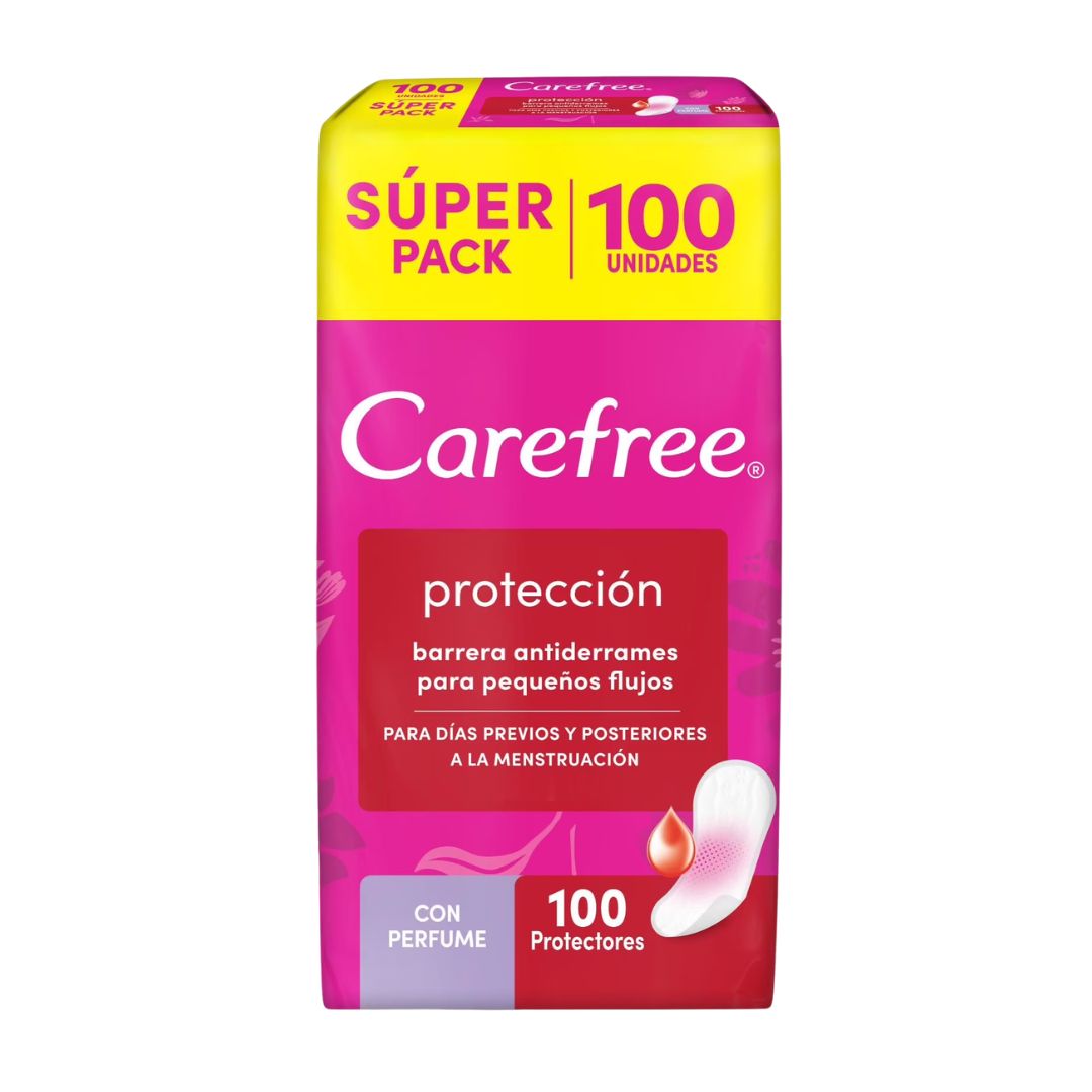 Carefree Protector Diario con Perfume 100 unidades
