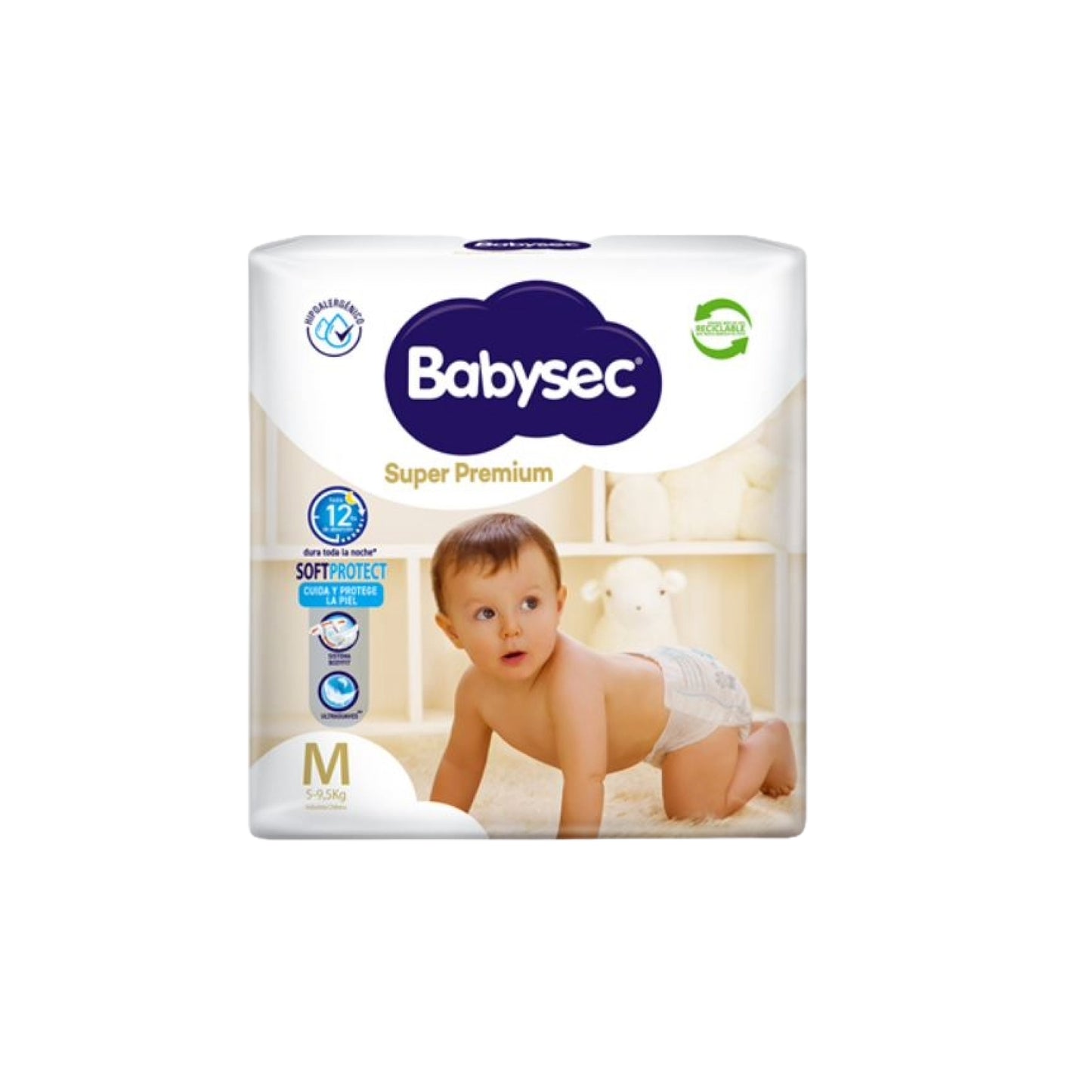 Babysec Super Premium Pañal talla M / 20 Unidades