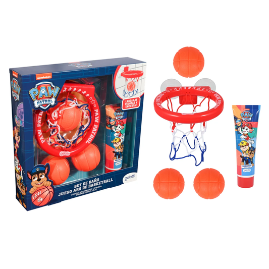 Set de Baño Paw Patrol Shampoo + juego de BasketBall