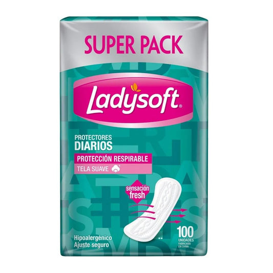 Ladysoft Protector Diario 100 unidades