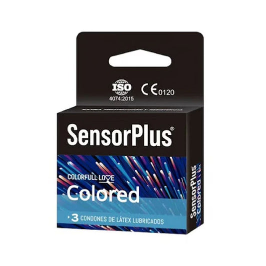 SensorPlus Preservativos Colored / 3 unidades