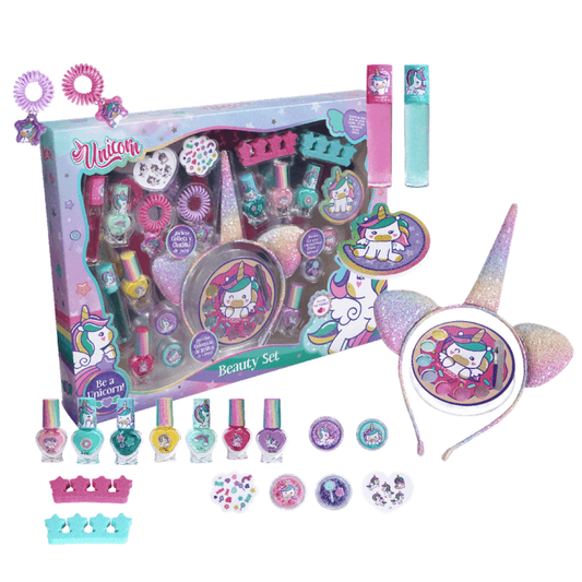 Set Maquillaje Unicornio con Cintillo