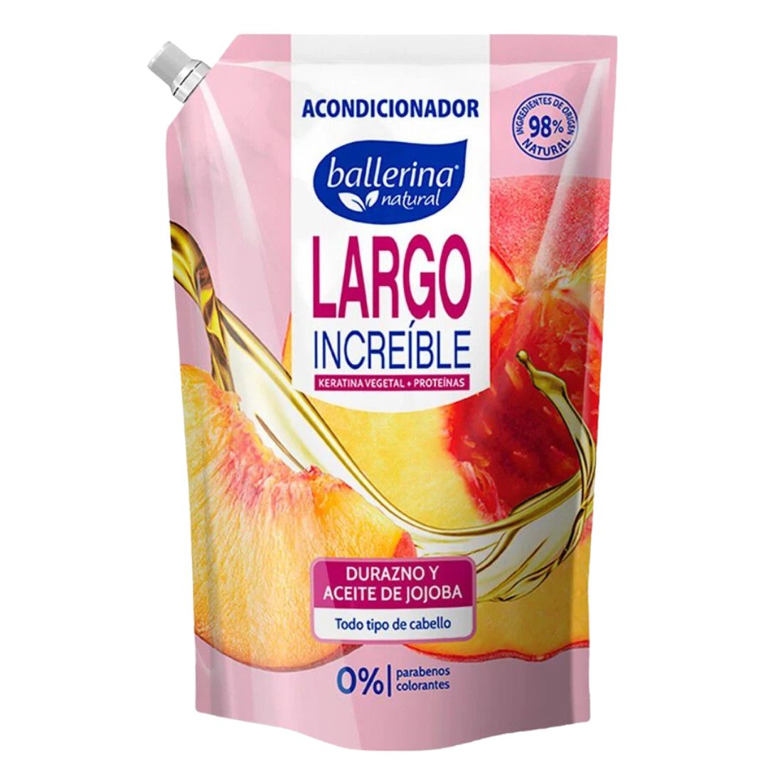 Ballerina Acondicionador Recarga Largo Increible 750 ml