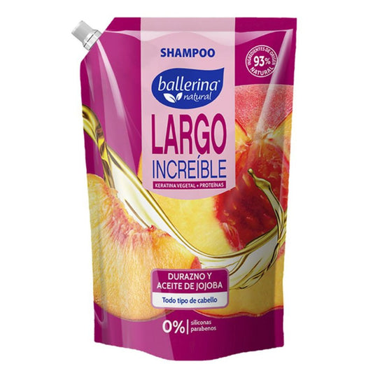 Ballerina Shampoo Recarga Largo Increible 750 ml