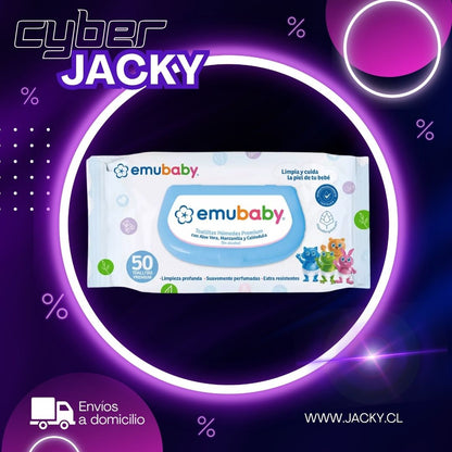 Emubaby Toalla Húmeda x 50 unidades