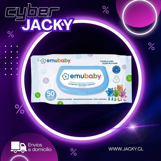 Emubaby Toalla Húmeda x 50 unidades