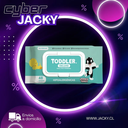 Toddler Toalla Húmeda Sin Perfume x 48 unidades