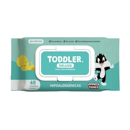 Toddler Toalla Húmeda Sin Perfume x 48 unidades