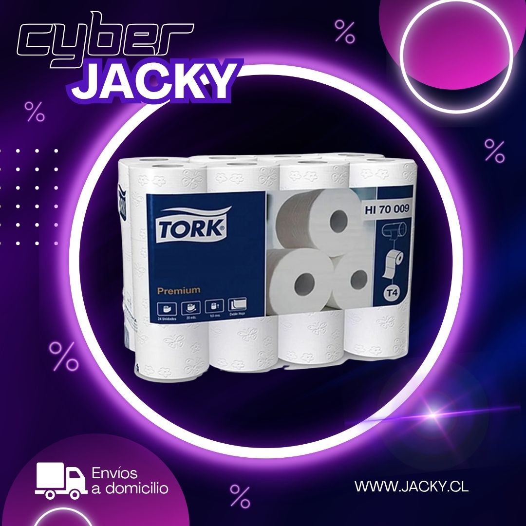 Tork Papel Higiénico 20 mts / Manga 8 Paquetes x 6 Rollos