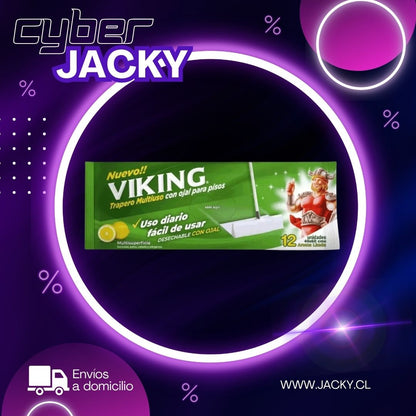 Viking Trapero Húmedo Multiuso Cítrico 12 unidades