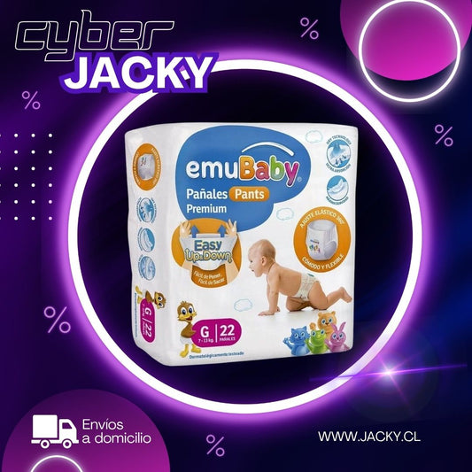 Emubaby PANTS premium  talla G /22 unidades