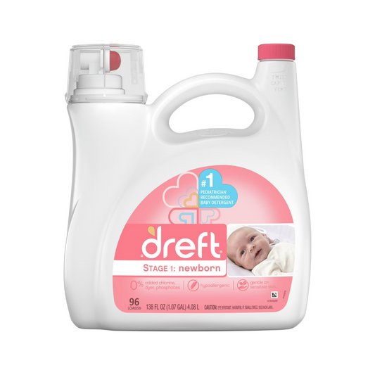 Detergente Dreft Concentrado Para Bebe 4.08 L