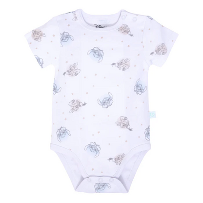 Bambino set 2X Bodies Manga Corta 100% Algodón Disney-Stitch