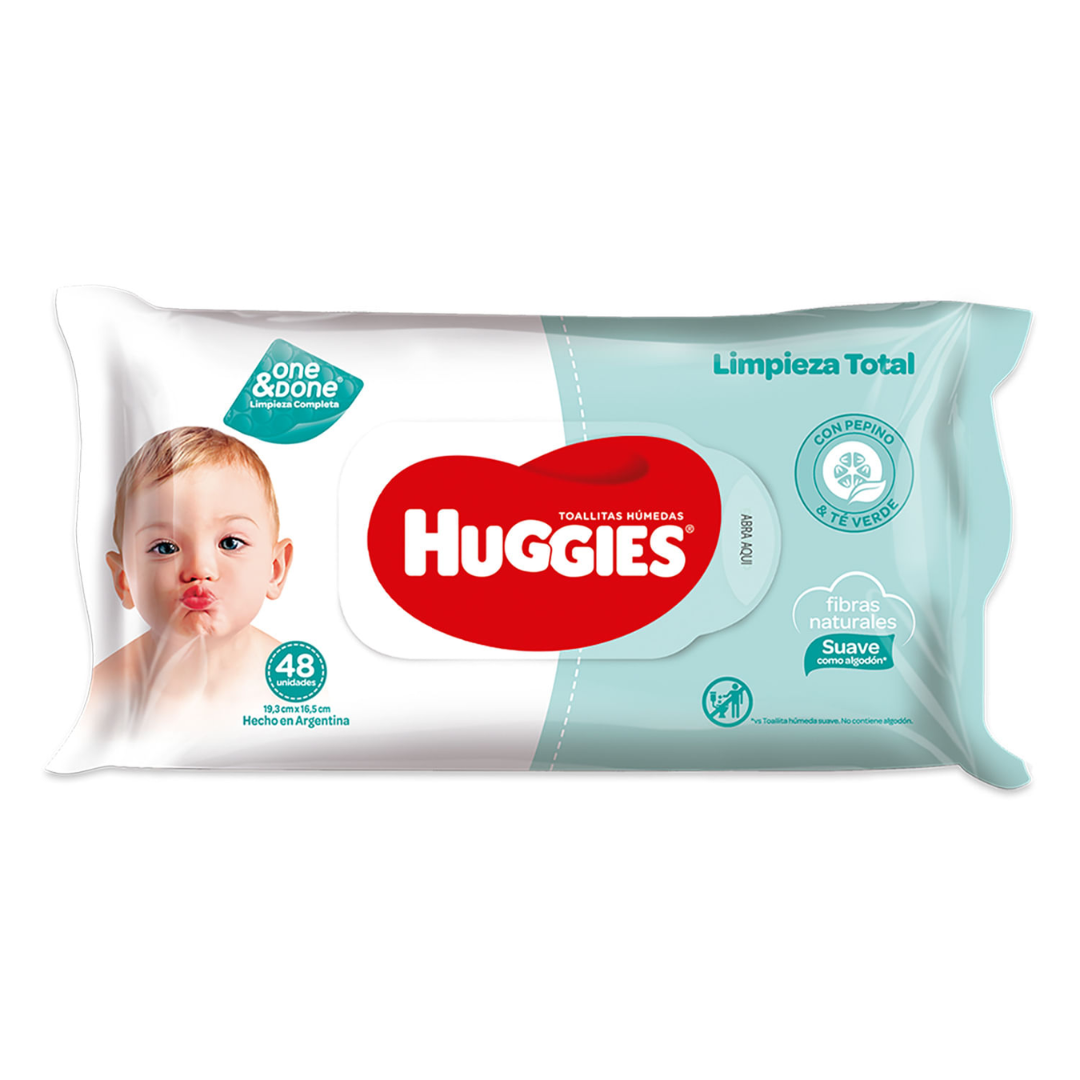 Huggies Toallitas Húmedas ONE & DONE / 48 Unidades