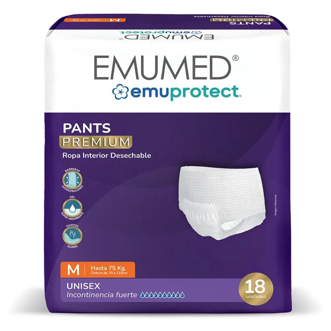 Emumed Pañal Pants talla M /18 pañales
