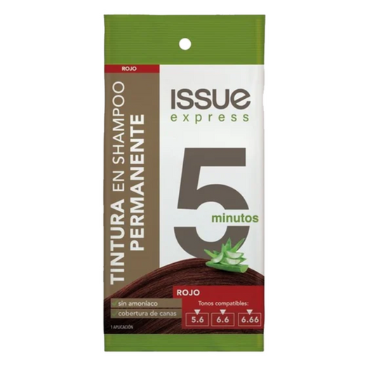 Issue Express Tintura en Shampoo Rojo