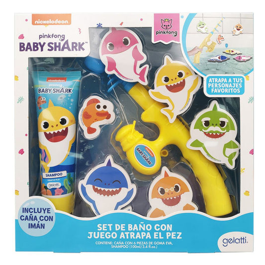 Gelatti Estuche Shampoo + Juego Pesca Baby Shark