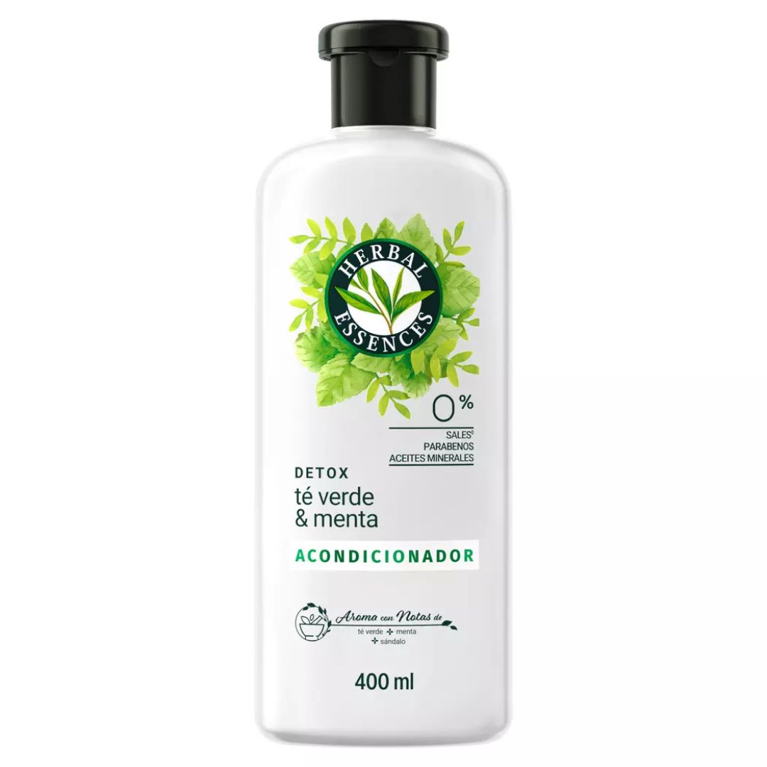 Herbal Essences Acondicionador Té Verde y Menta 400 ml