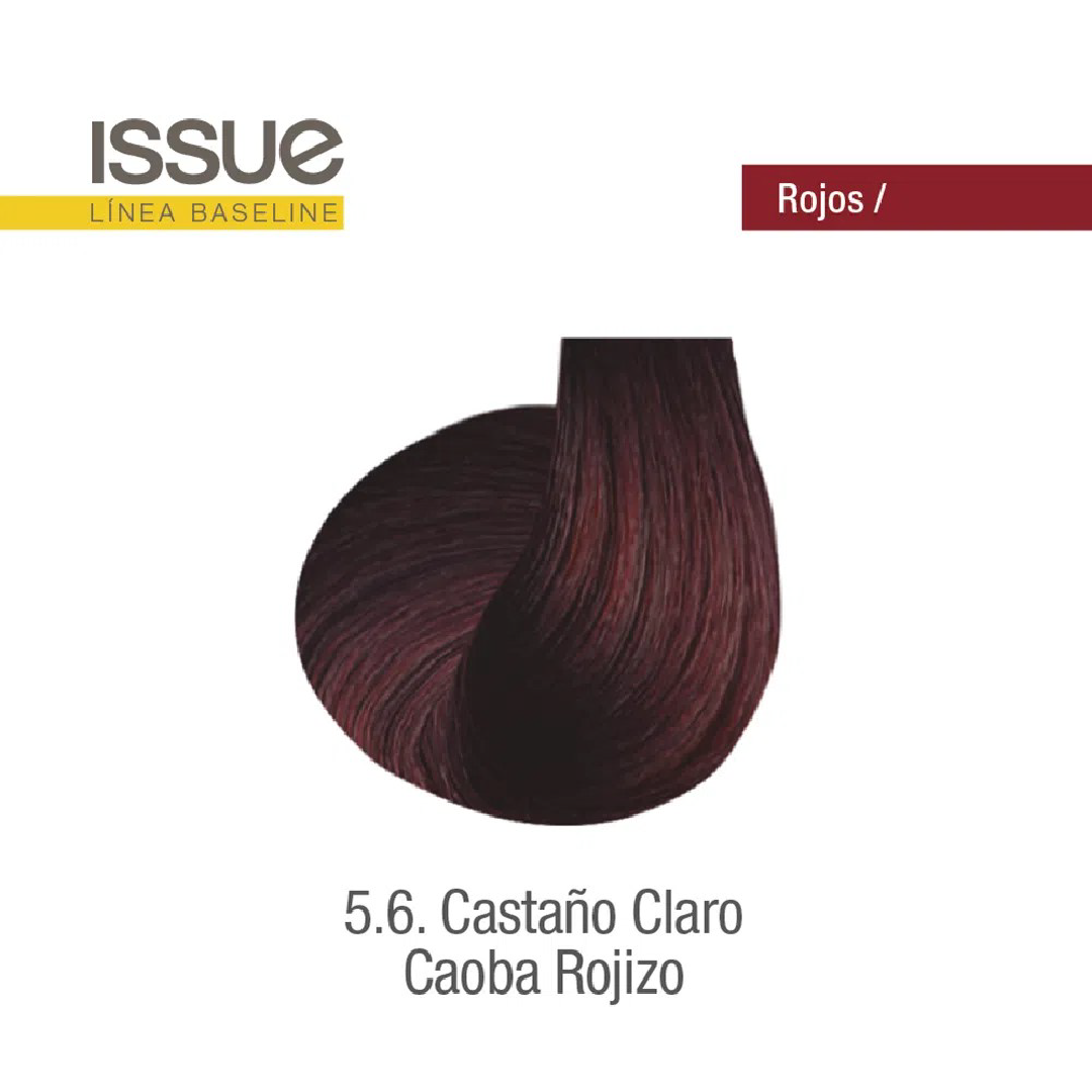 Issue Tintura 5.6 Castaño Claro Caoba Rojizo