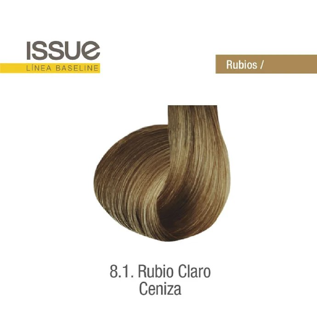 Issue Tintura 8.1 Rubio Claro Ceniza