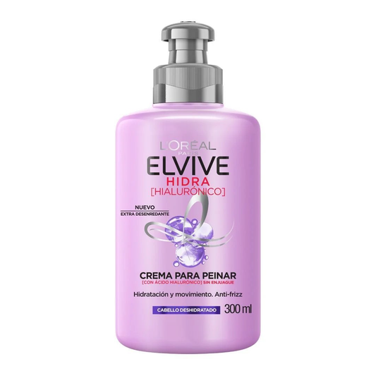 Elvive Crema de Peinar Hidra Hialurónico 300 ml