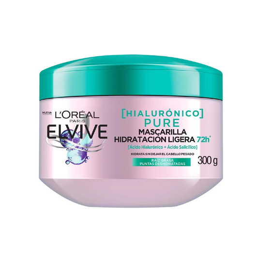 Elvive Mascarilla de Tratamiento Hialurónico Pure 300 grs