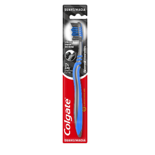Colgate Cepillo de Dientes Zig Zag Carbón Und