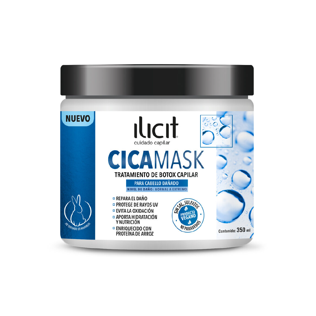 Ilicit CicaMask Tratamiento de Botox Capilar 350 ml