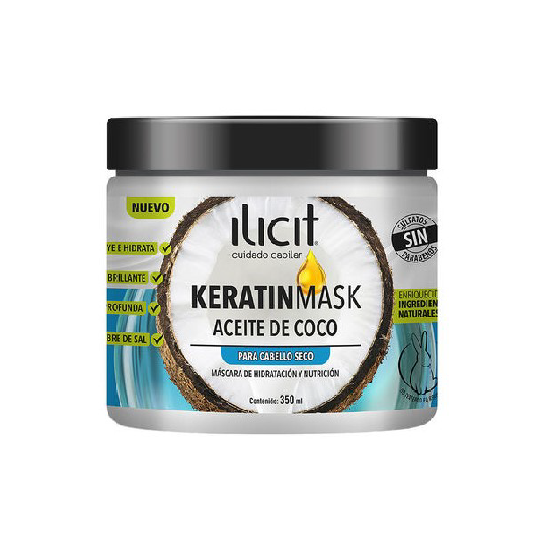 Ilicit KeratinMask Aceite de Coco 350 ml