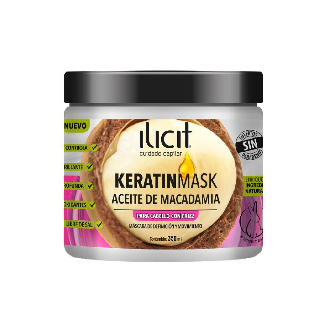 Ilicit KeratinMask Aceite de Macadamia 350 ml