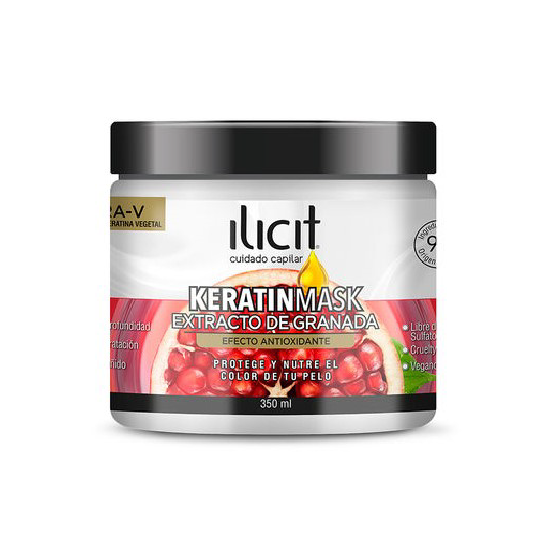 Ilicit KeratinMask Extracto de Granada 350 ml