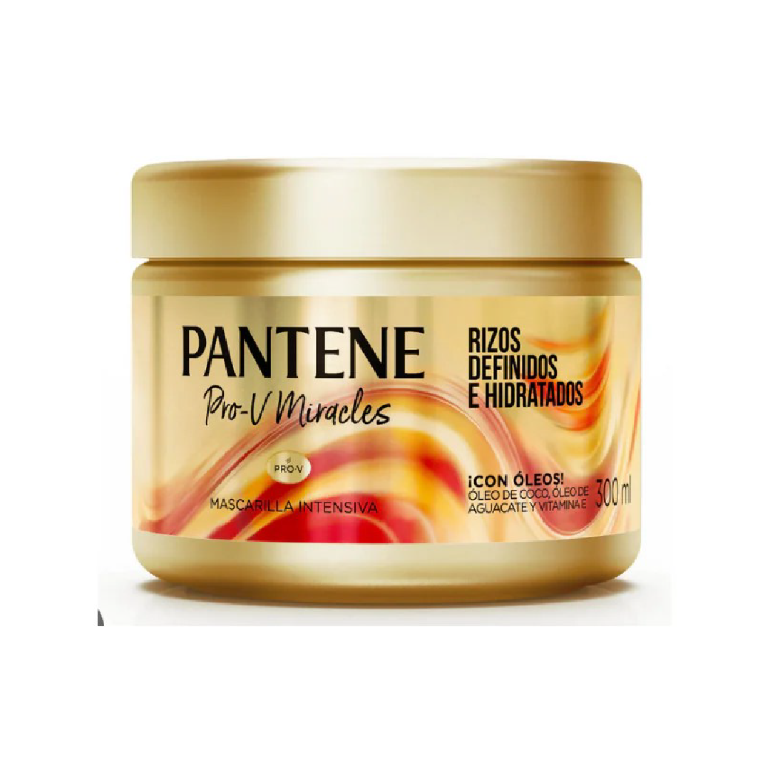 Pantene Mascarilla de Tratamiento Rizos Definidos e Hidratados 300 ml