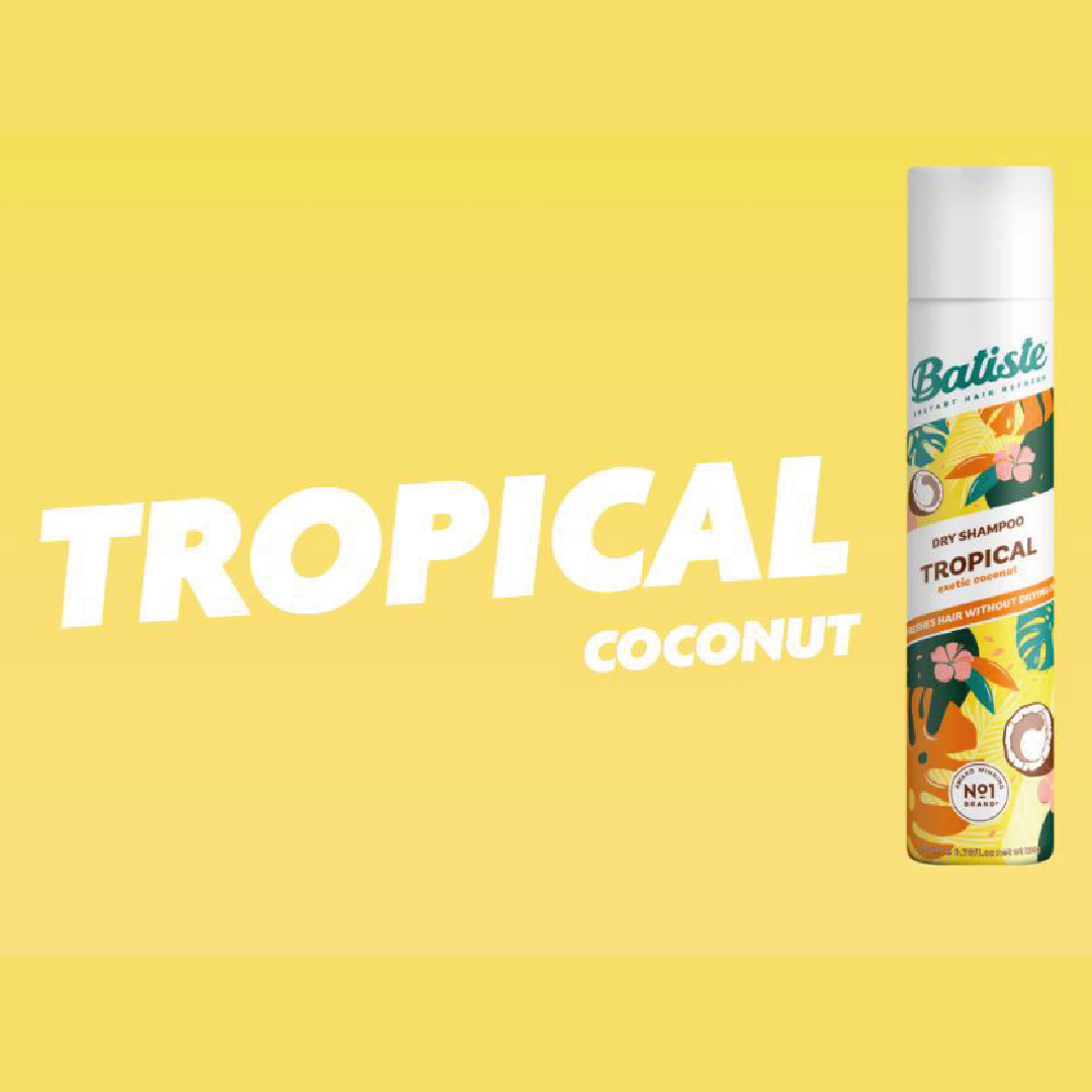 Batiste shampoo en seco spray 200 ml Tropical