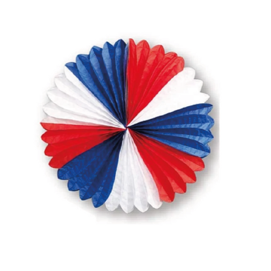 Guirnalda tricolor tipo 3 Abanico colgante Fiestas Patrias