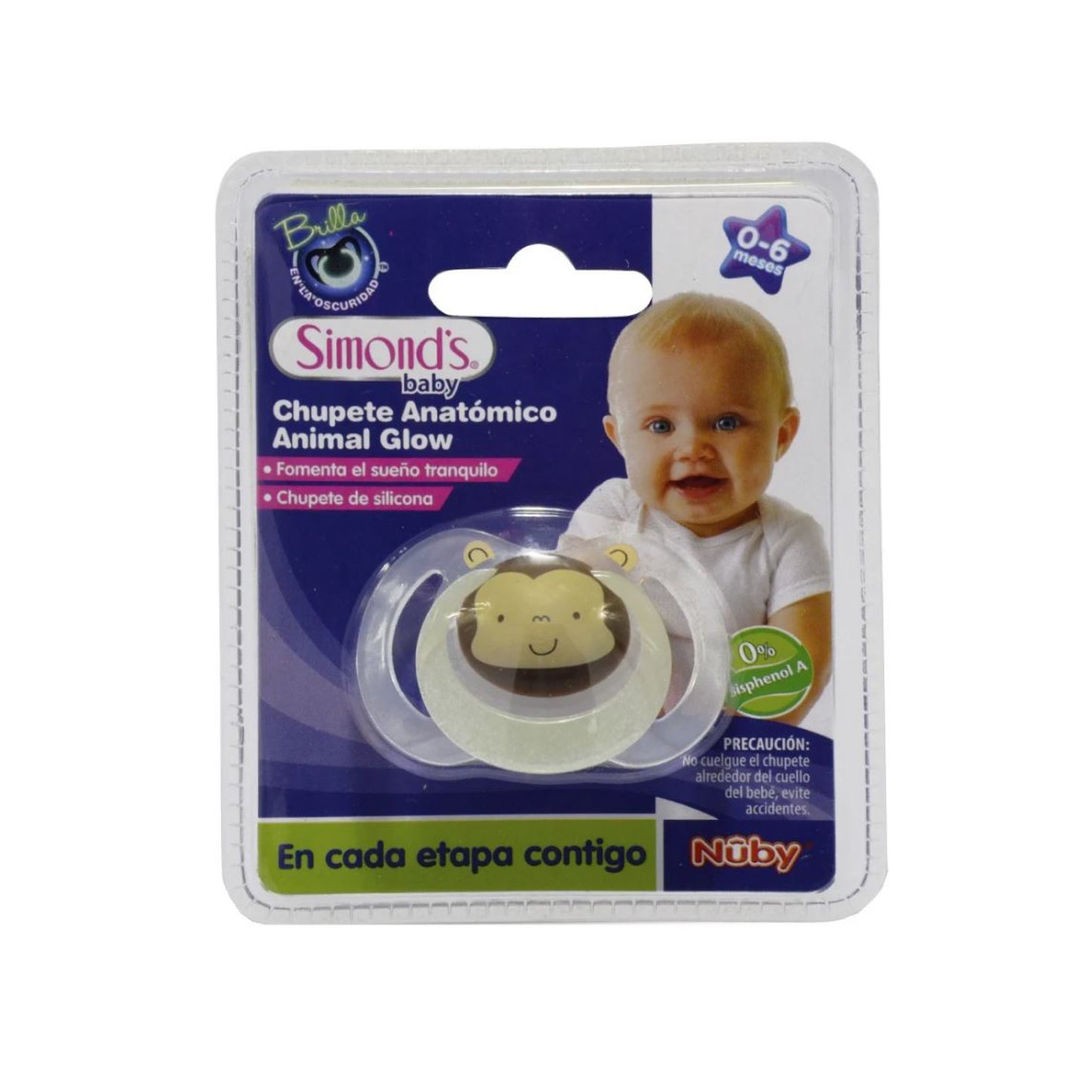 Simond´s Chupete Anatómico Baby Glow / 1 Unidad