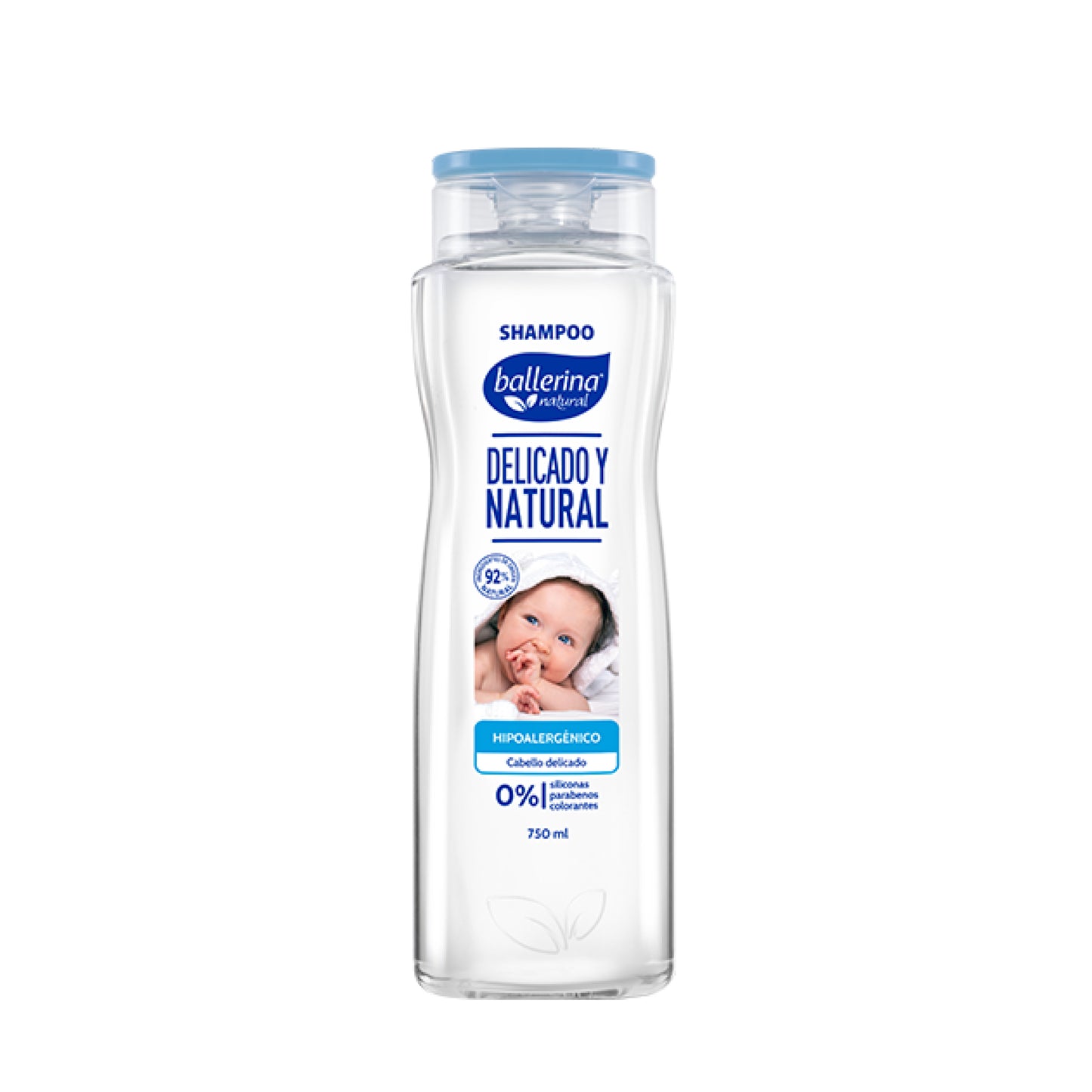 Ballerina Shampoo Hipoalergénico Frasco/ 750 ml.