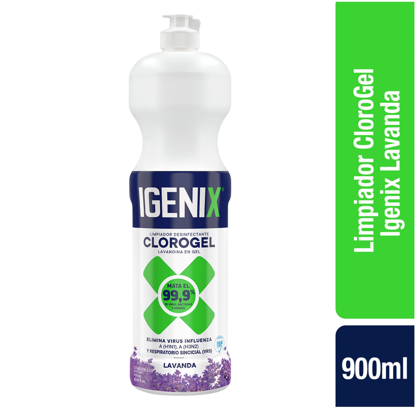 Igenix Cloro Gel Lavanda 900 ml