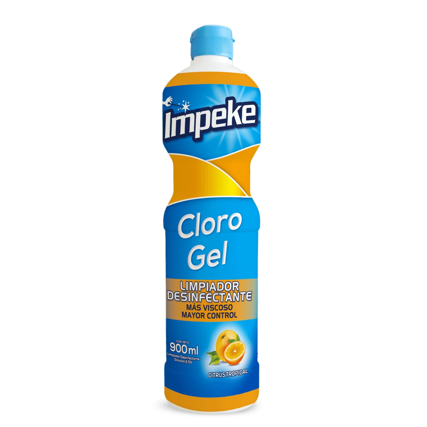 Impeke Cloro Gel Citrus Tropical 900 ml