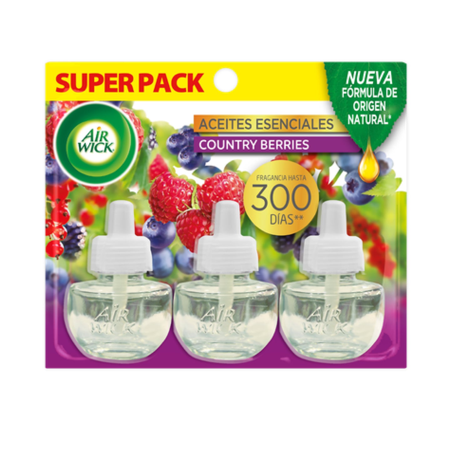 Air Wick 3 Aceites Country Berries 21 ml