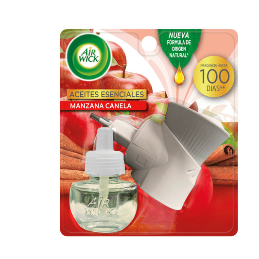 Air Wick Enchufe + 1 Aceite Manzana Canela 21 ml